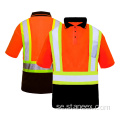 Klass-3 hög synlighet arbete reflekterande säkerhet hi-vis skjorta